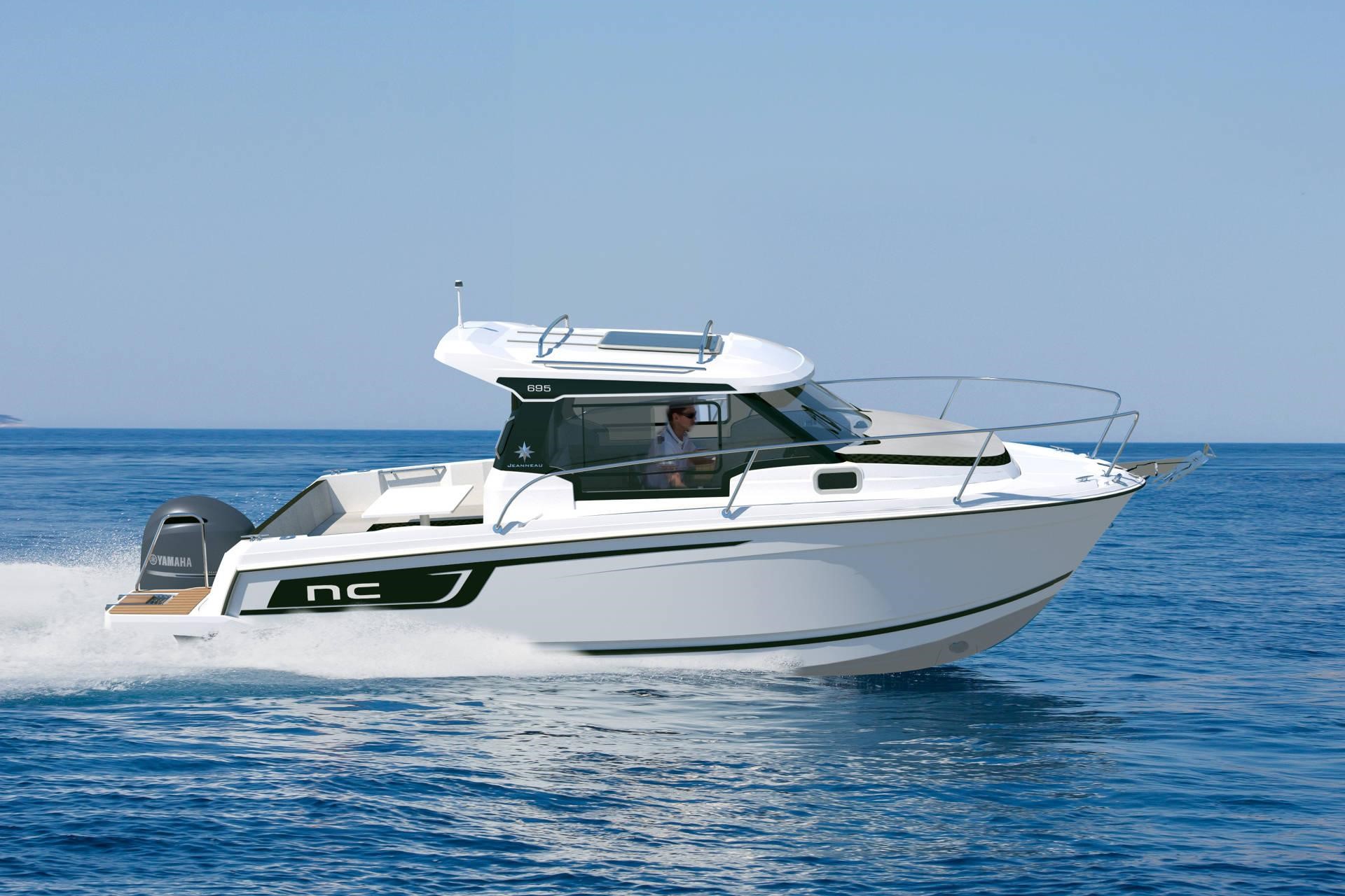 Rendering of the Jeanneau NC 695 cruising