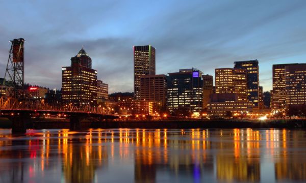 Photo of downtown Portland, OR